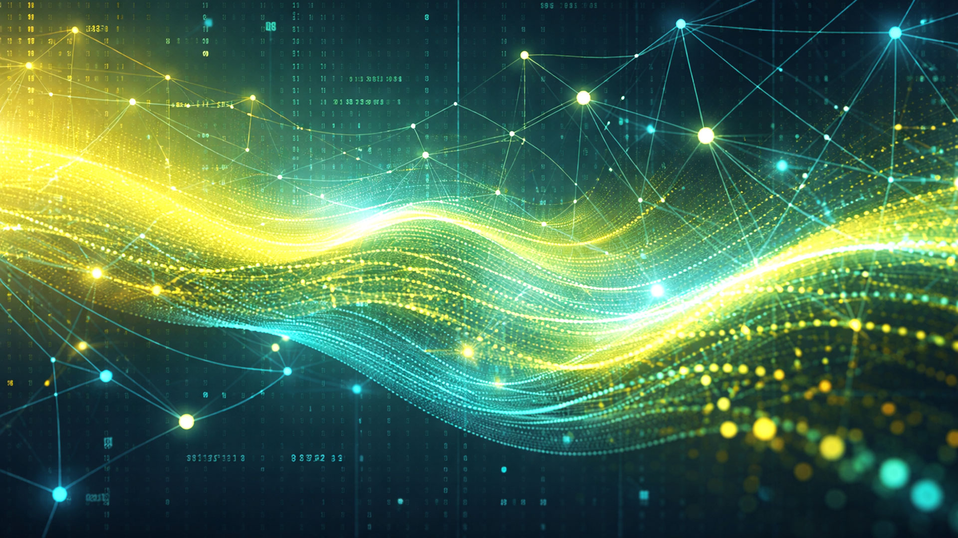 Visualisierung eines Datennetzes von Künstlicher Intelligenz - Thumbnail